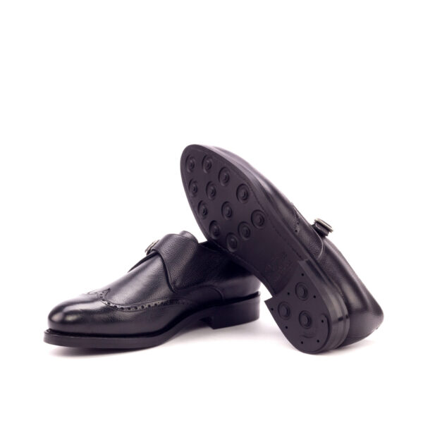 Luxury Handbags by you Black Single Monk Shoe, view 3