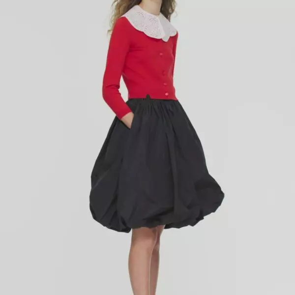 Patou Generous bubble silhouette skirt, view 5