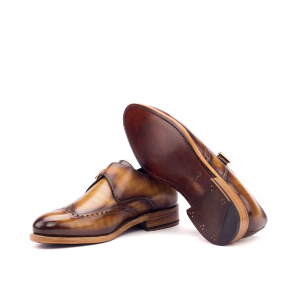  Luxury Handbags by you Brown Single Monk Shoe, view 3