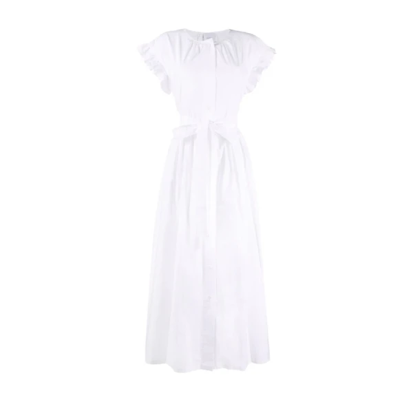 Belted cotton shirt dress Clothing dress Luxury Shoes 