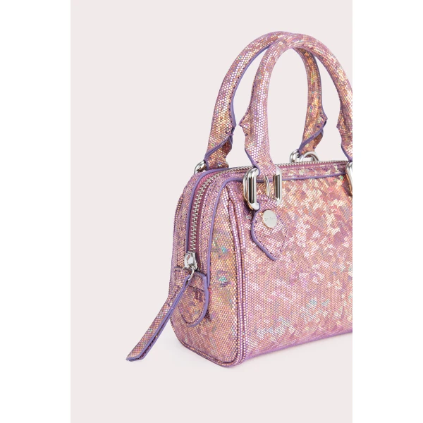 Dora black circular croco embossed leather bag Bags bag Luxury Shoes 