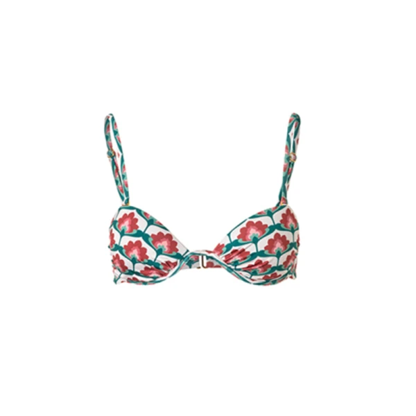 Baru flower swimwear bikini top Beachwear Africa Luxury Shoes 