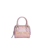 Dora black circular croco embossed leather bag Bags bag Luxury Shoes 