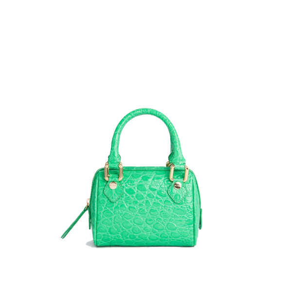 Dora black circular croco embossed leather bag Bags bag Luxury Shoes 