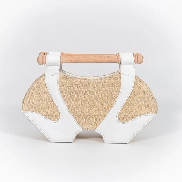 Sahar Beach Bag White Women bag Luxury Shoes 