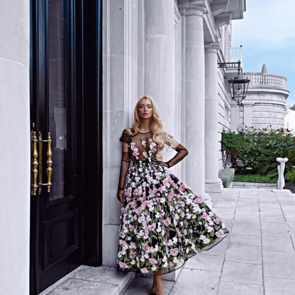 Matsour'i Fabiola Cocktail Dress, view 2