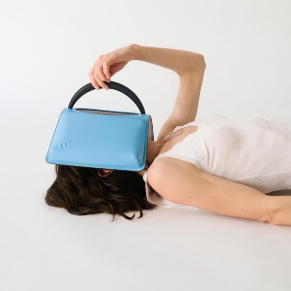 Mlouye Harley sky blue bag, view 2