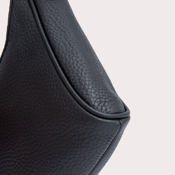 By Far Cosmo black flat grain leather bag, view 5