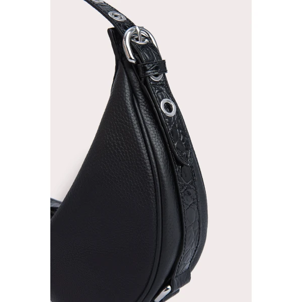 Gib black croco and flat grain leather bag Bags bag Luxury Shoes 
