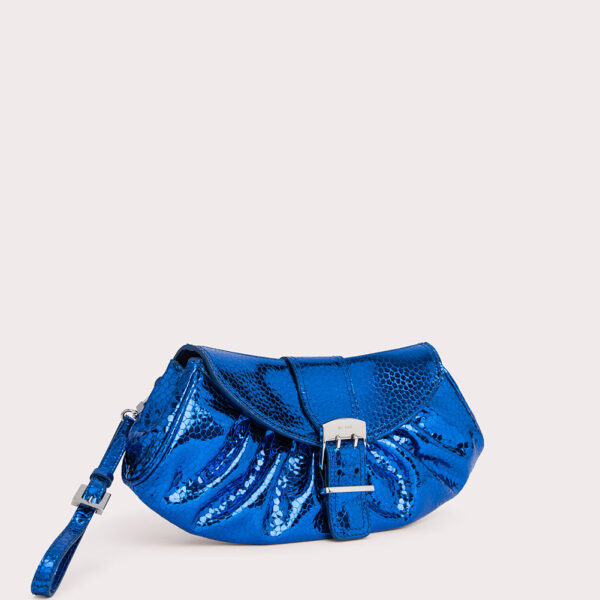 By Far Glami blue flagstone leather bag, view 3