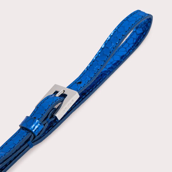 By Far Glami blue flagstone leather bag, view 7