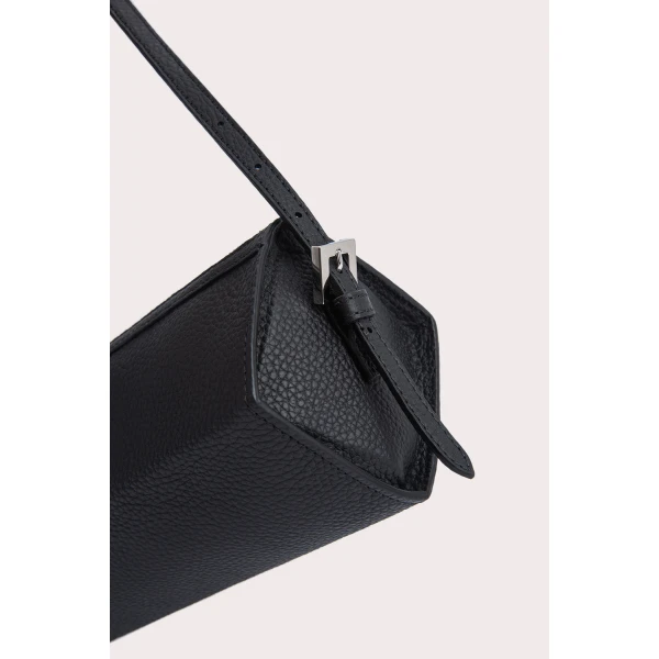 Karo black flat grain leather bag Bags bag Luxury Shoes 