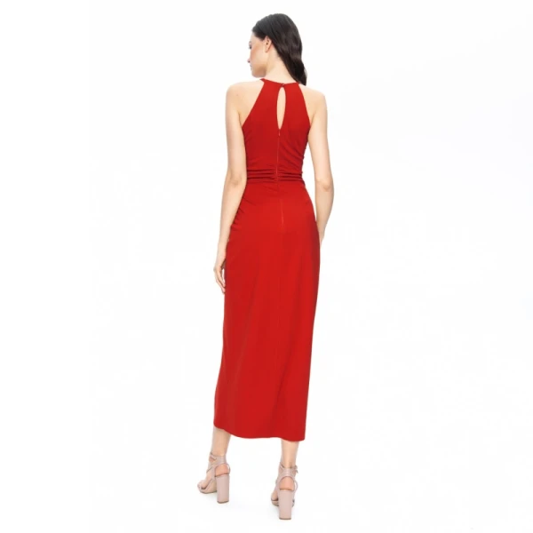 Draped dress sofia emerald green – 4 UK   Luxury Shoes 