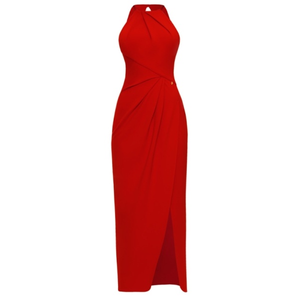 Draped dress sofia emerald green – 4 UK   Luxury Shoes 