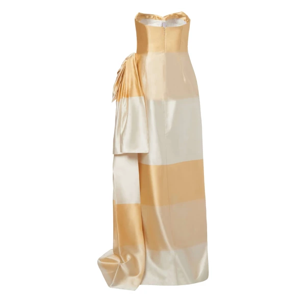 Delilah pink moire off-the-shoulder gown (Copy) Clothing A-Line Dresses Luxury Shoes 