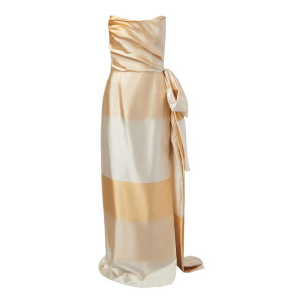 Delilah pink moire off-the-shoulder gown (Copy) Clothing A-Line Dresses Luxury Shoes 