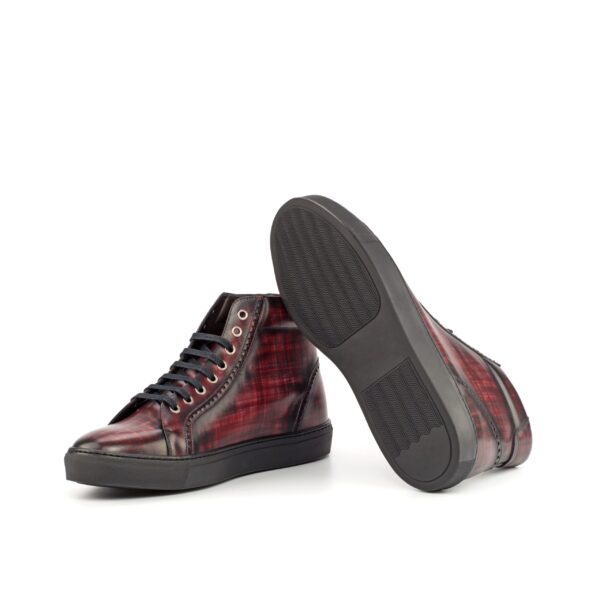  Luxury Handbags by you Hand Made Patina High Tops Sneaker, view 3