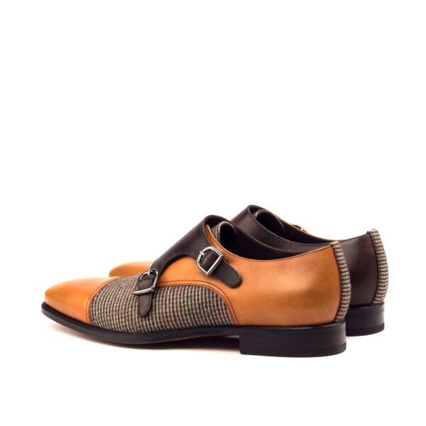  Luxury Handbags by you Brown Double Monk Shoe, view 2