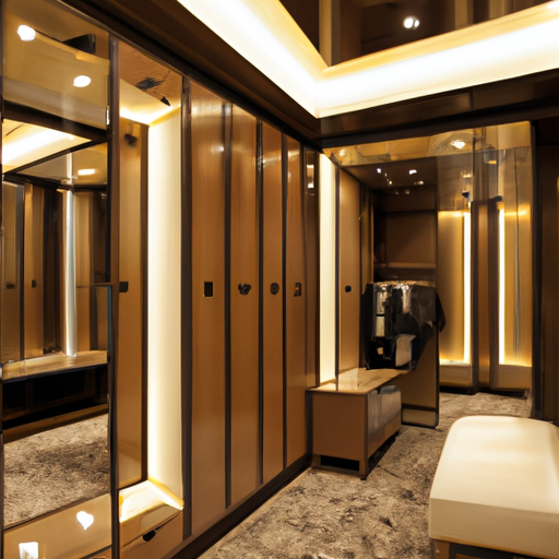 luxury dressing room