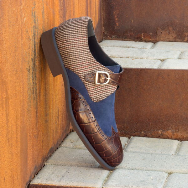  Luxury Handbags by you Brown Single Monk Shoe, view 3