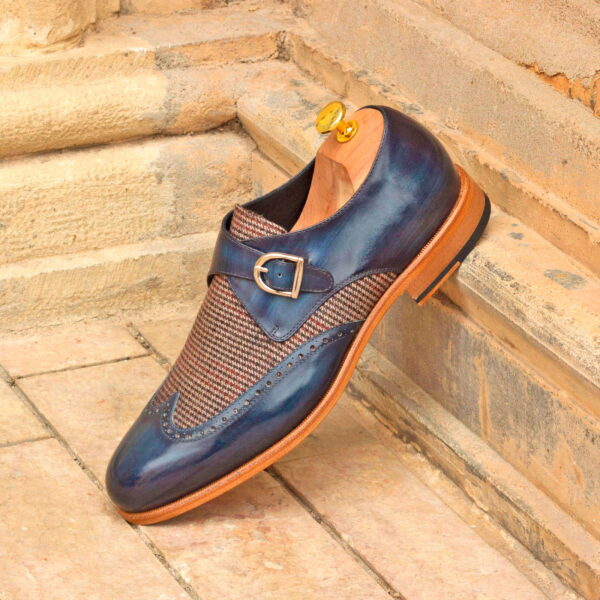  Luxury Handbags by you Brown Single Monk Shoe, view 3