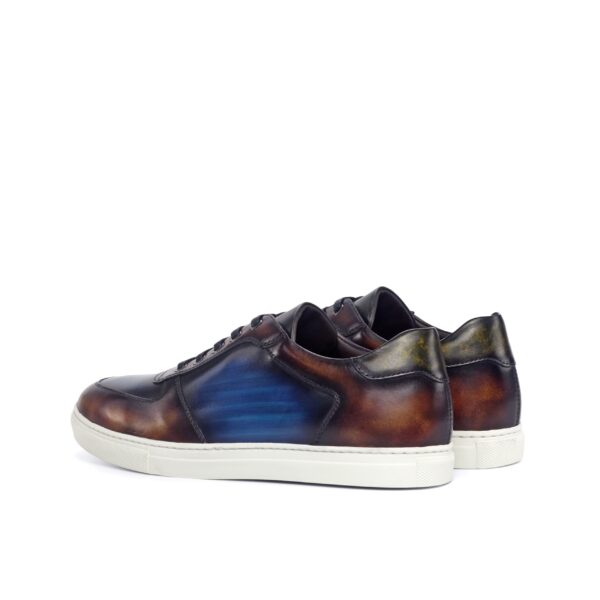  Luxury Handbags by you Blue Low Top Trainer, view 2