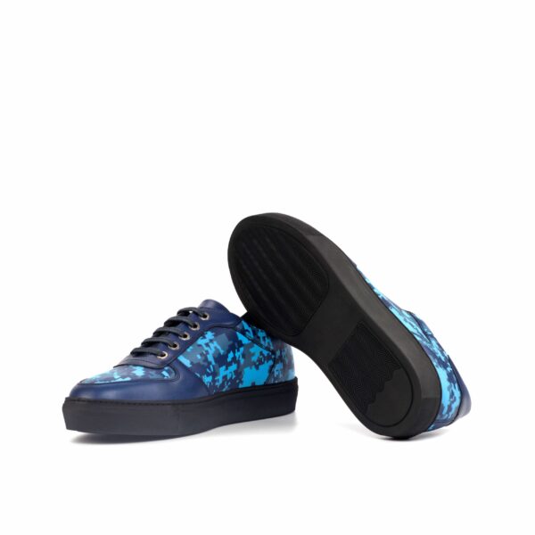  Luxury Handbags by you Blue Low Top Trainer, view 3