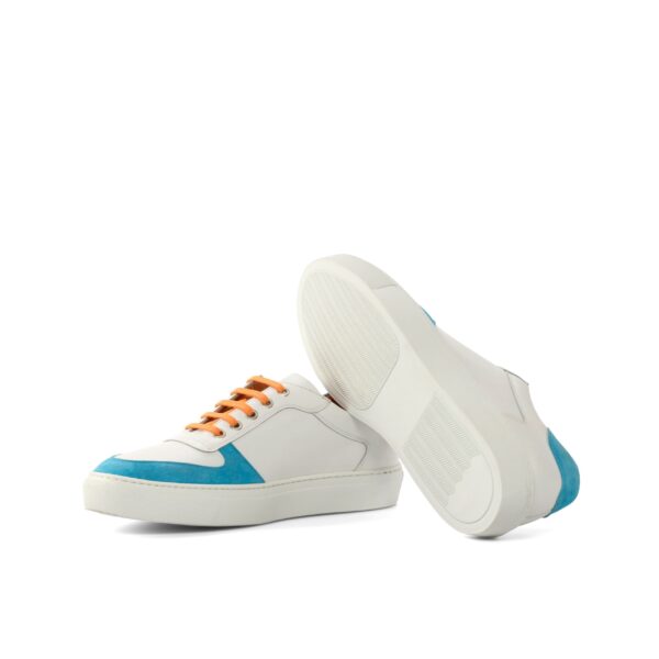  Luxury Handbags by you Blue Low Top Trainer, view 3