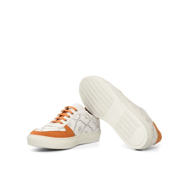  Luxury Handbags by you White Low Top Trainer, view 3