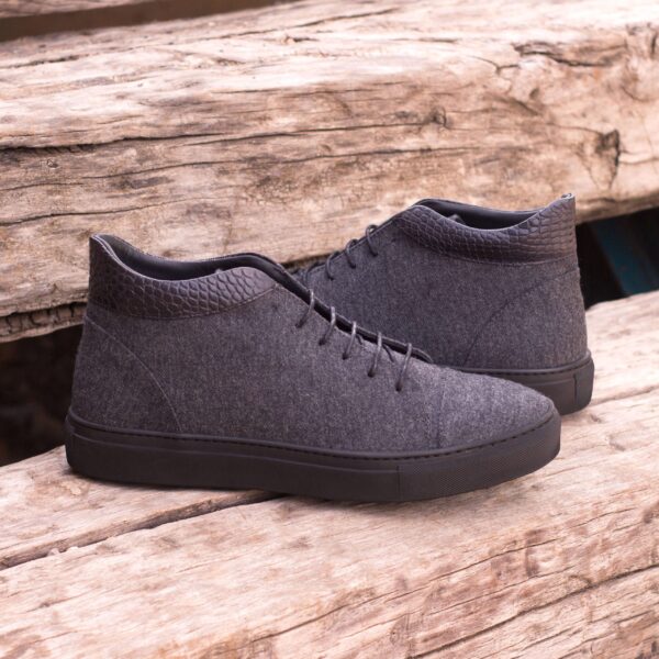  Luxury Handbags by you Mens Casual High Tops Sneaker, view 4