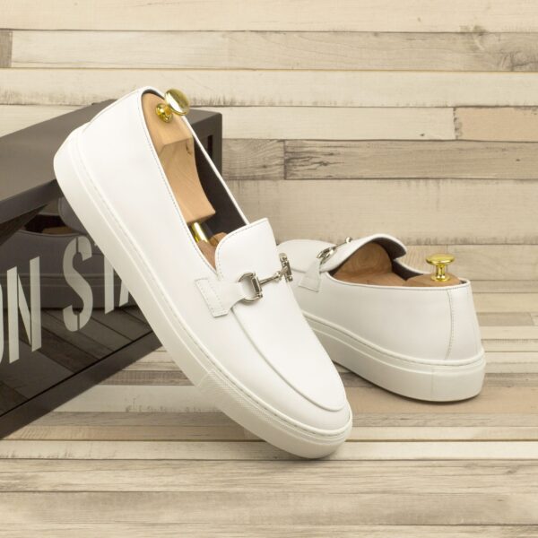  Luxury Handbags by you White Belgian Sneaker, view 4