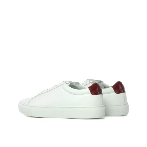  Luxury Handbags by you White Low Top Trainer, view 2