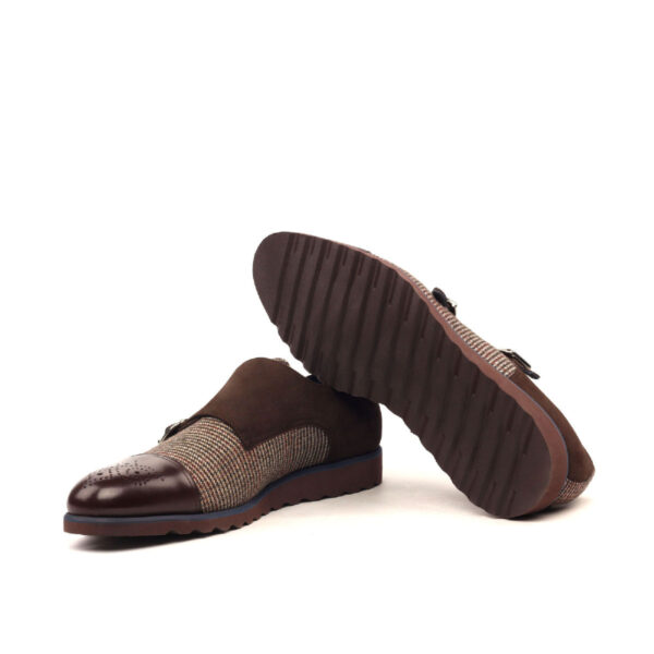  Luxury Handbags by you Brown Double Monk Shoe, view 3