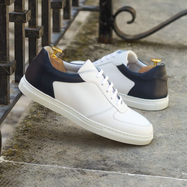  Luxury Handbags by you White Low Top Trainer, view 4