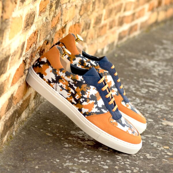  Luxury Handbags by you Blue Low Top Trainer, view 4
