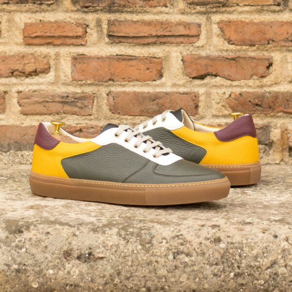  Luxury Handbags by you Yellow Low Top Trainer, view 4