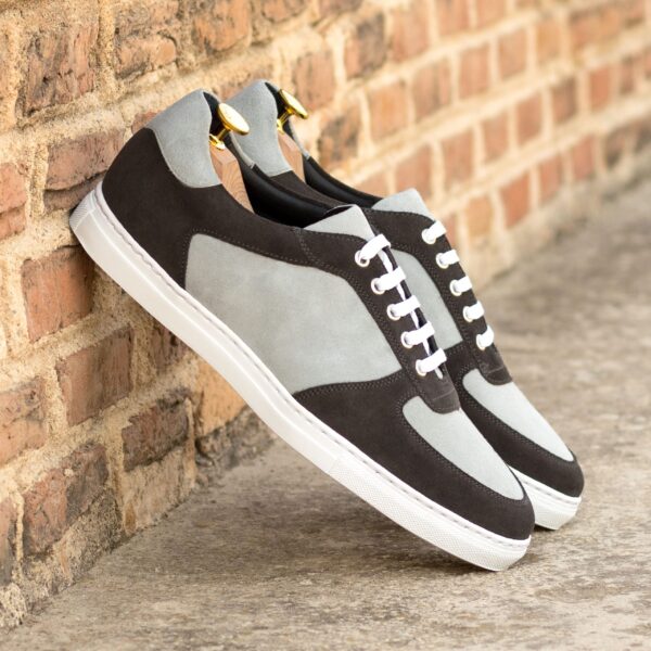  Luxury Handbags by you Gray Low Top Trainer, view 4
