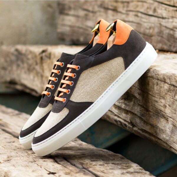  Luxury Handbags by you White Low Top Trainer, view 4