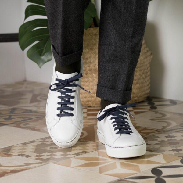  Luxury Handbags by you White Low Top Trainer, view 4
