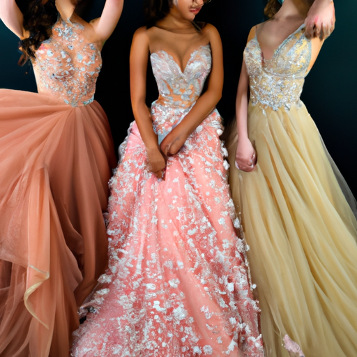 dripping in luxury prom dresses