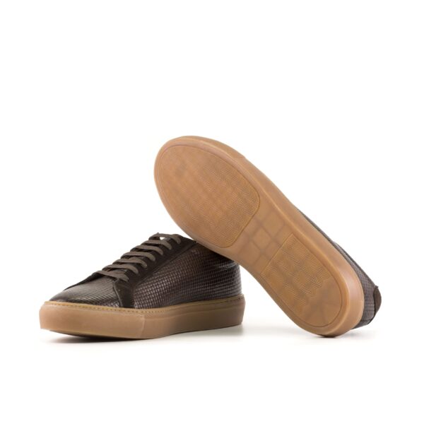  Luxury Handbags by you Brown Low Top Trainer, view 3