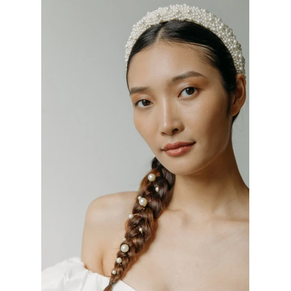 Pearl Bailey headband Accessories Bridal Luxury Shoes 