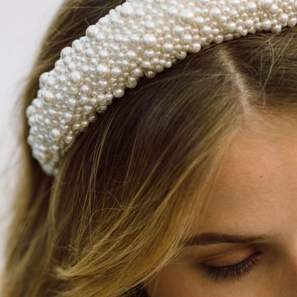 Jennifer Behr Bailey Pearl headband, view 3