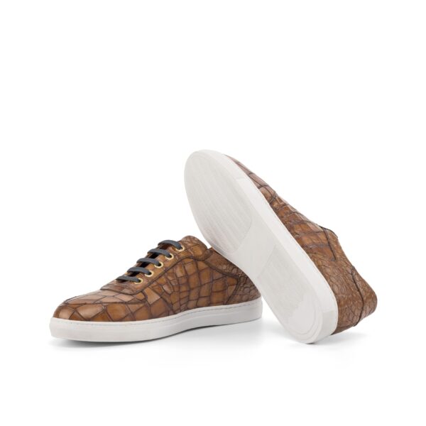  Luxury Handbags by you Brown Low Top Trainer, view 3