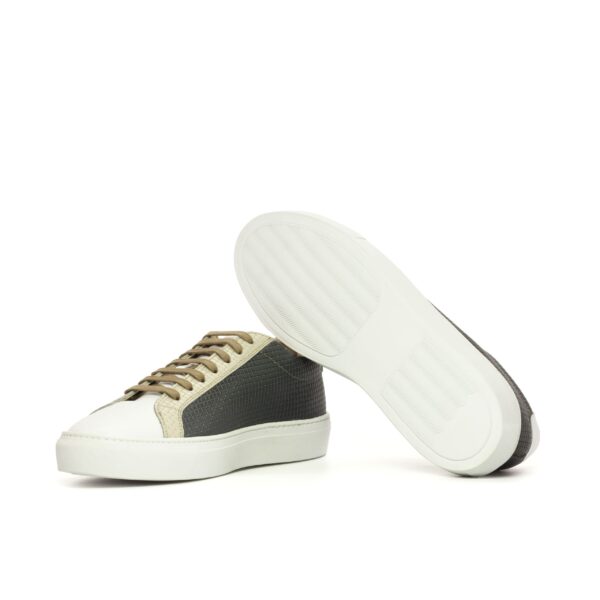  Luxury Handbags by you White Low Top Trainer, view 3