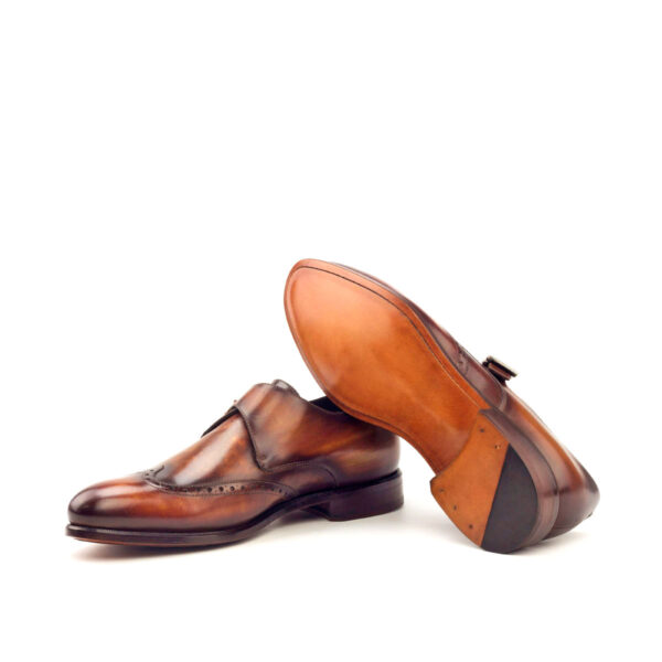  Luxury Handbags by you Brown Single Monk Shoe, view 3