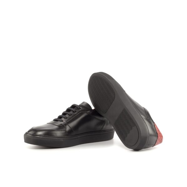  Luxury Handbags by you Red Low Top Trainer, view 3