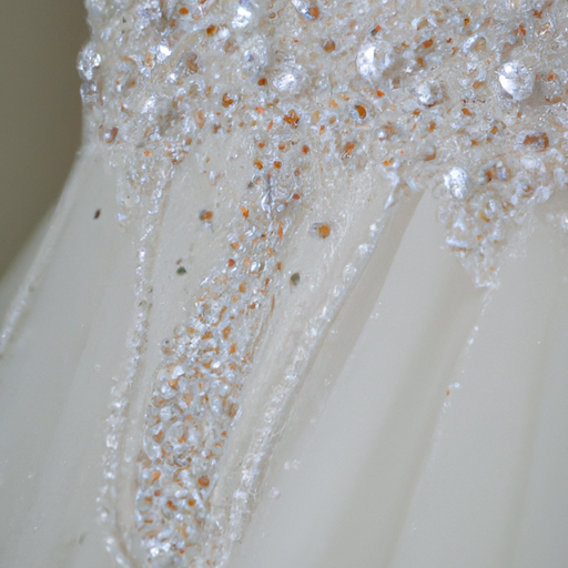 luxury crystal wedding dress