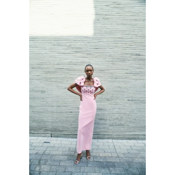 Mystique pink organza gown (Copy) – 4 UK   Luxury Shoes 