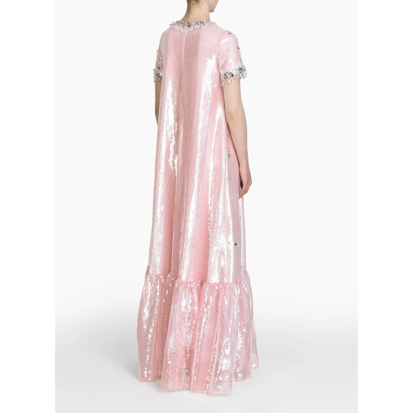 Adelaide gown pink quartz embellished crepe (Copy) Clothing Bridal Luxury Shoes 
